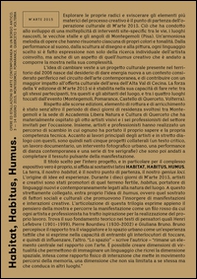 Habitat, Habitus, Humus. M'Arte 2015. Opere ed istallazioni di arte contemporanea in un borgo antico (Montegemoli-Pomarance-Querceto-Volterra, 3-14 Giugno 2015) - Librerie.coop