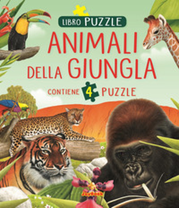Animali della giungla. Libro puzzle - Librerie.coop Animali della giungla. Libro puzzle - Librerie.coop