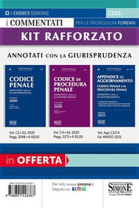 Kit orale rafforzato: Codice penale-Codice procedura penale-Appendice di Aggiornamento Marzo 2021. Annotati con la giurisprudenza - Librerie.coop Kit orale rafforzato: Codice penale-Codice procedura penale-Appendice di Aggiornamento Marzo 2021. Annotati con la giurisprudenza - Librerie.coop