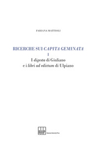 Ricerche sui capita geminata - Librerie.coop Ricerche sui capita geminata - Librerie.coop