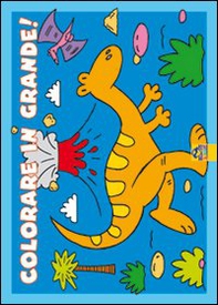 Colorare in grande! Azzurro - Librerie.coop