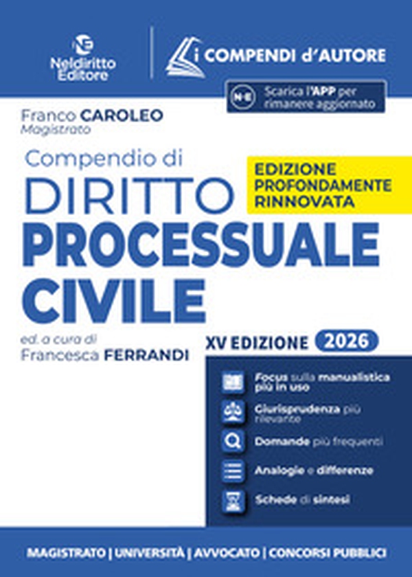 Compendio di procedura civile 2026 - Librerie.coop