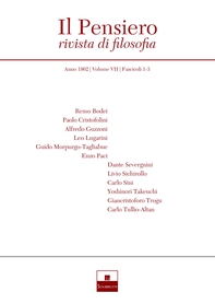 Il Pensiero (1962/1-2) - Librerie.coop Il Pensiero (1962/1-2) - Librerie.coop