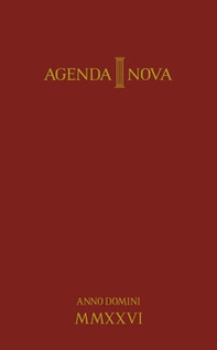 Agenda nova 2026. Anno domini MMXXVI - Librerie.coop