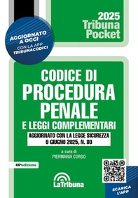 Codice di procedura penale e leggi complementari - Librerie.coop