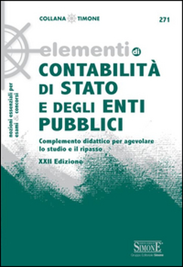 Elementi di contabilità di Stato e degli enti pubblici - Librerie.coop Elementi di contabilità di Stato e degli enti pubblici - Librerie.coop