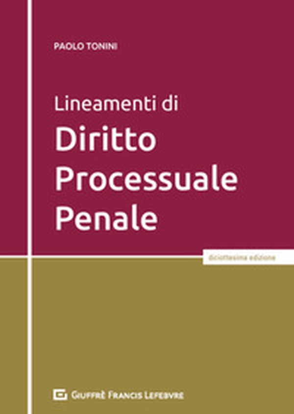 Lineamenti di diritto processuale penale - Librerie.coop