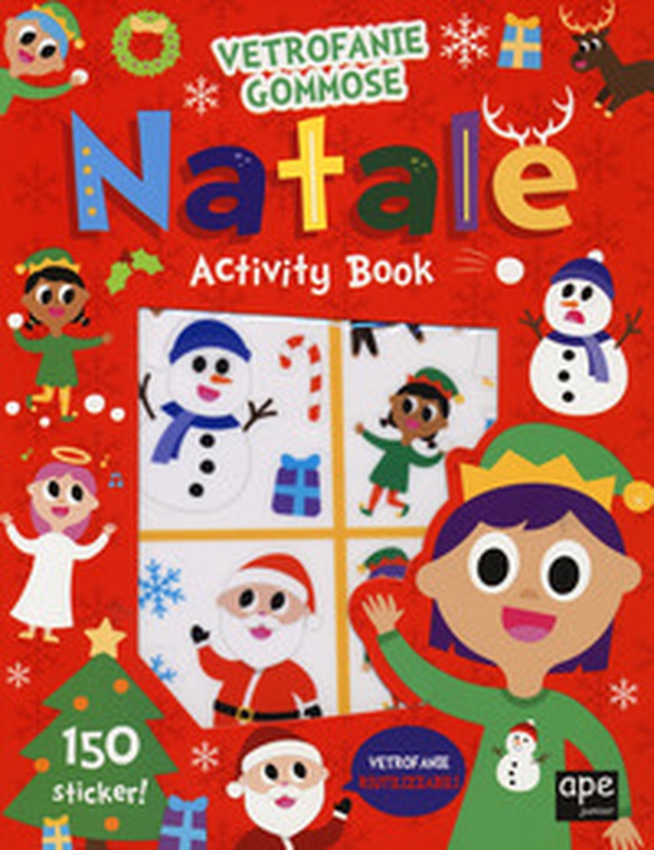 Vetrofanie gommose Natale - Librerie.coop Vetrofanie gommose Natale - Librerie.coop