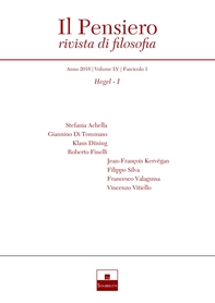 Hegel-1 (2016-1) - Librerie.coop Hegel-1 (2016-1) - Librerie.coop