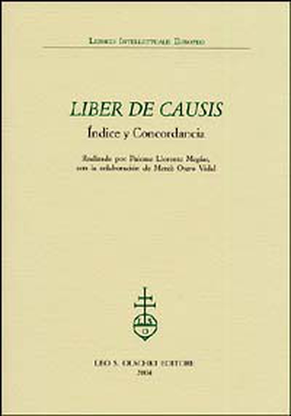 Liber de causis. Índice y concordancia - Librerie.coop Liber de causis. Índice y concordancia - Librerie.coop