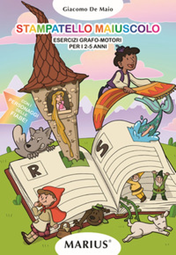 Stampatello maiuscolo. Esercizi grafo-motori per i 2-5 anni con i personaggi delle fiabe - Librerie.coop Stampatello maiuscolo. Esercizi grafo-motori per i 2-5 anni con i personaggi delle fiabe - Librerie.coop