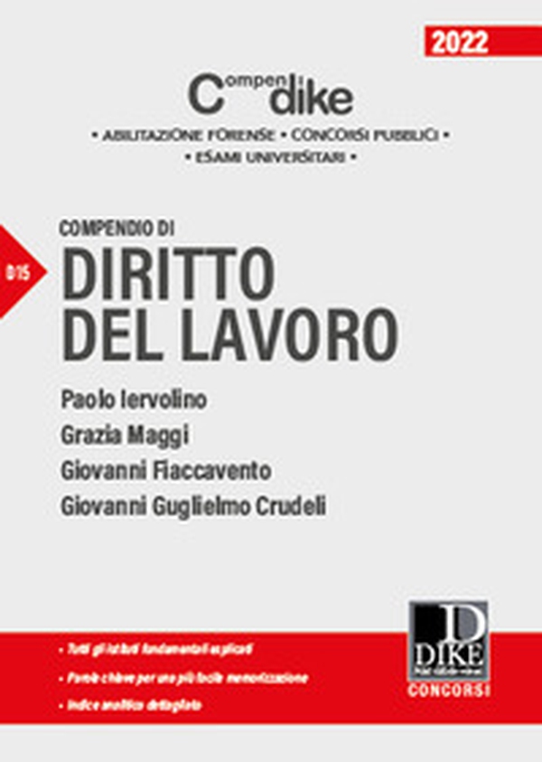 Compendio di diritto del lavoro - Librerie.coop Compendio di diritto del lavoro - Librerie.coop