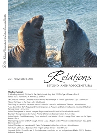 Relations. Beyond Anthropocentrism. Vol. 2 No. 2 (2014). Minding Animals: Part II - Librerie.coop