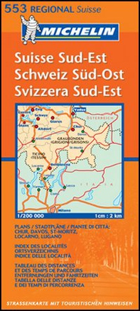 Suisse sud-est 1:200.000 - Librerie.coop