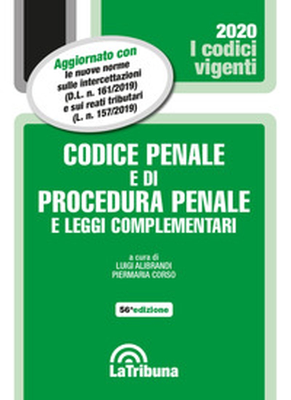 Codice penale e di procedura penale e leggi complementari - Librerie.coop Codice penale e di procedura penale e leggi complementari - Librerie.coop