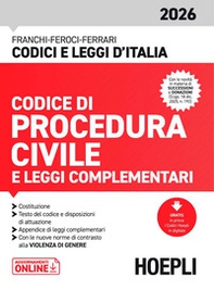 Codice di procedura civile e leggi complementari 2026 - Librerie.coop