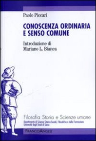 Conoscenza ordinaria e senso comune - Librerie.coop