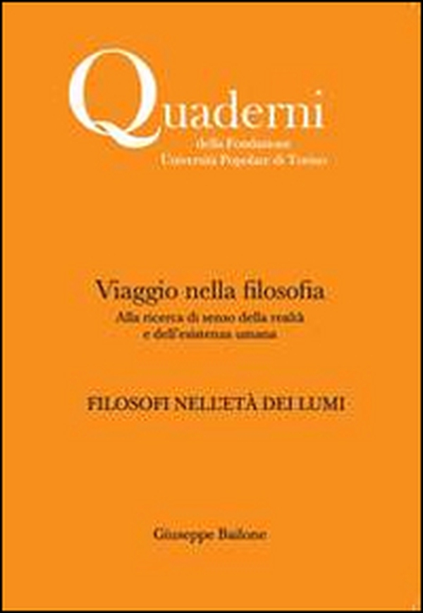 Viaggio nella filosofia. Filosofi nell'età dei lumi - Librerie.coop Viaggio nella filosofia. Filosofi nell'età dei lumi - Librerie.coop