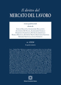 Il diritto del mercato del lavoro - Vol. 1 - Librerie.coop