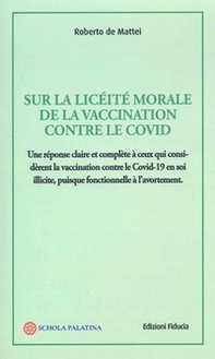 Sur la licéité morale de la vaccination contre le Covid - Librerie.coop