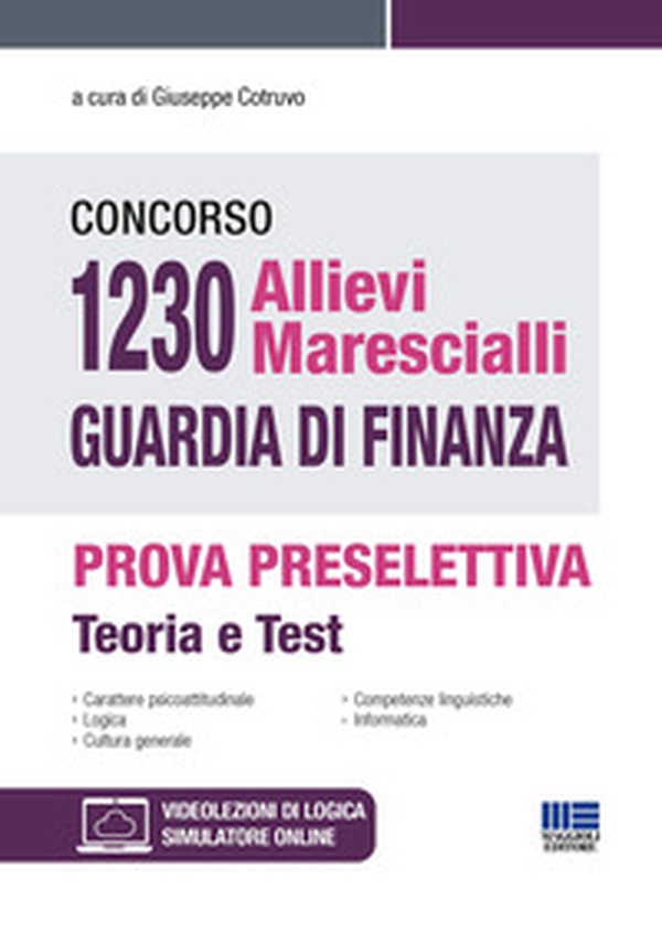 Concorso 1230 allievi marescialli Guardia di Finanza. Prova preselettiva - Librerie.coop