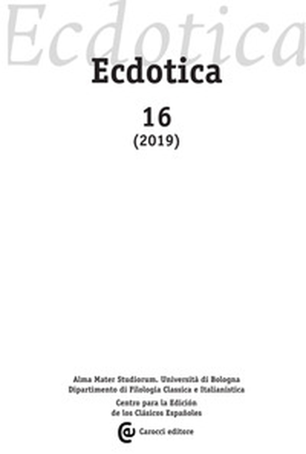 Ecdotica - Vol. 16 - Librerie.coop Ecdotica - Vol. 16 - Librerie.coop
