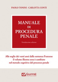 Manuale di procedura penale - Librerie.coop