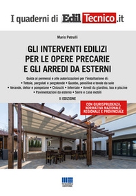 Gli interventi edilizi per le opere precarie e gli arredi da esterni - Librerie.coop