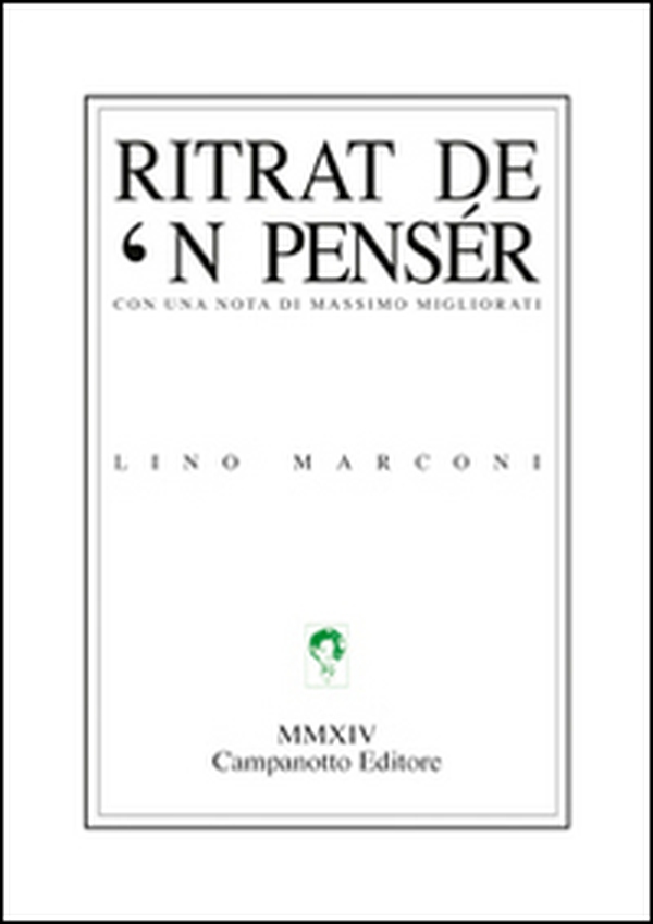 Ritrat de 'n pensér - Librerie.coop Ritrat de 'n pensér - Librerie.coop