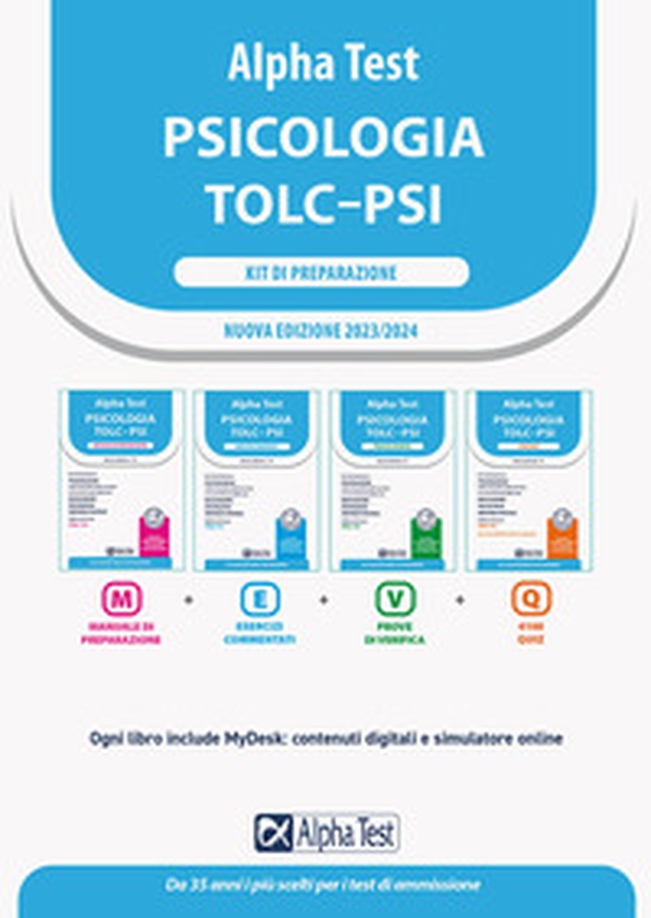 Alpha Test. Psicologia. TOLC-PSI. Kit di preparazione - Librerie.coop Alpha Test. Psicologia. TOLC-PSI. Kit di preparazione - Librerie.coop