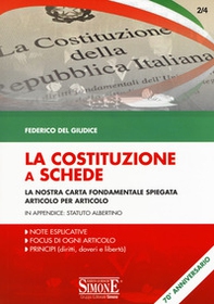 La Costituzione a schede. La nostra Carta fondamentale spiegata Articolo per Articolo - Librerie.coop La Costituzione a schede. La nostra Carta fondamentale spiegata Articolo per Articolo - Librerie.coop