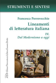 Lineamenti di letteratura italiana. Con QR Code per sitografia - Vol. 4 - Librerie.coop