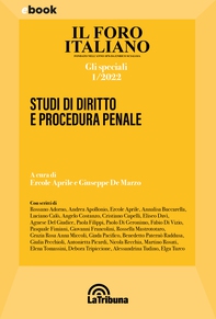 Studi di diritto e procedura penale - Librerie.coop Studi di diritto e procedura penale - Librerie.coop