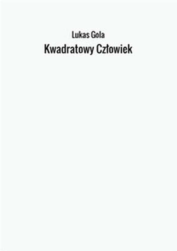 Kwadratowy Czlowiek - Librerie.coop