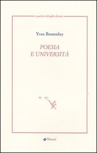 Poesia e università. Testo francese a fronte - Librerie.coop