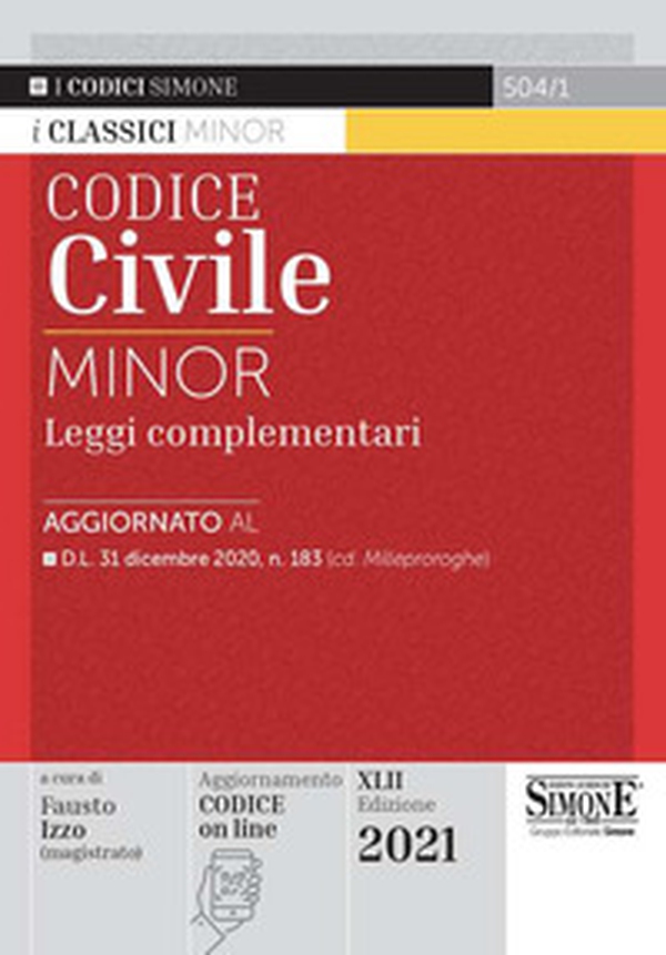 Codice civile e leggi complementari. Ediz. minor - Librerie.coop Codice civile e leggi complementari. Ediz. minor - Librerie.coop