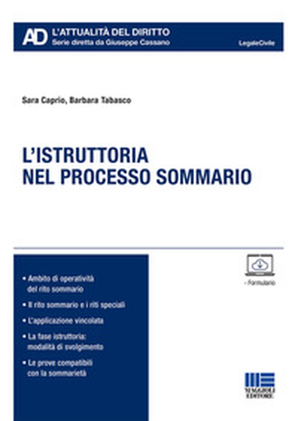 L'istruttoria nel processo sommario - Librerie.coop L'istruttoria nel processo sommario - Librerie.coop