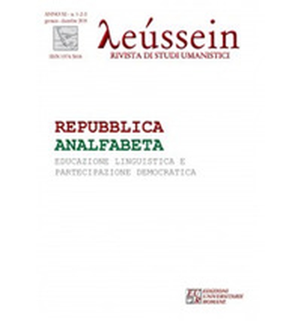 Leussein. Rivista di studi umanistici - Librerie.coop Leussein. Rivista di studi umanistici - Librerie.coop