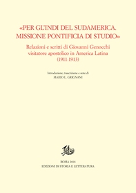 «Per gl'Indi del Sudamerica. Missione pontificia di studio» - Librerie.coop