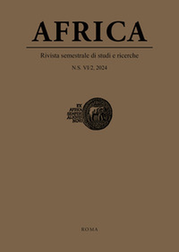 Africa. Rivista semestrale di studi e ricerche. Nuova serie - Vol. 2 - Librerie.coop Africa. Rivista semestrale di studi e ricerche. Nuova serie - Vol. 2 - Librerie.coop