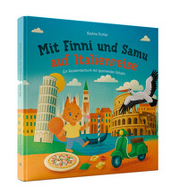 Mit Finni und Samu auf Italienreise. Ein Reisekinderbuch mit spannenden Rätseln - Librerie.coop Mit Finni und Samu auf Italienreise. Ein Reisekinderbuch mit spannenden Rätseln - Librerie.coop