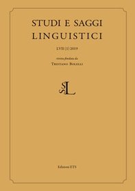 Studi e saggi linguistici - Vol. 1 - Librerie.coop
