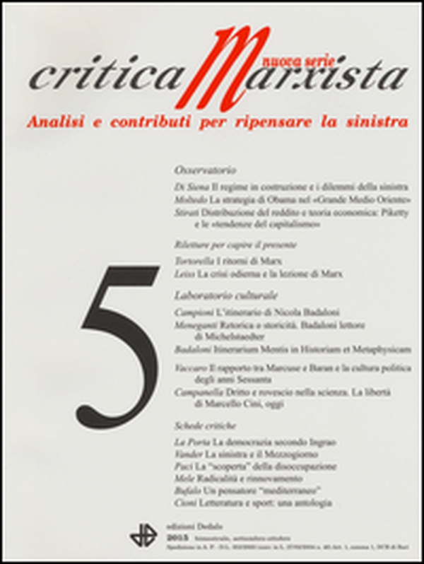 Critica marxista (2015) - Vol. 5 - Librerie.coop Critica marxista (2015) - Vol. 5 - Librerie.coop