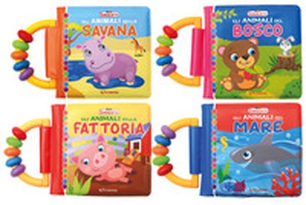 Gli animali della savana-Gli animali della fattoria-Gli animali del mare-Gli animali del bosco. Sonaglietti - Librerie.coop