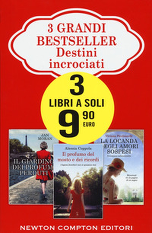 3 grandi bestsellers. Destini incrociati: Il giardino dei profumi perduti-Il profumo del mosto e dei ricordi-La locanda degli amori sospesi - Librerie.coop 3 grandi bestsellers. Destini incrociati: Il giardino dei profumi perduti-Il profumo del mosto e dei ricordi-La locanda degli amori sospesi - Librerie.coop