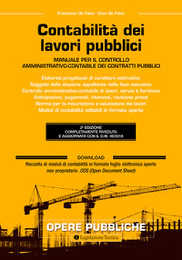 Contabilità dei lavori pubblici. Manuale per il controllo amministrativo-contabile dei contratti pubblici - Librerie.coop Contabilità dei lavori pubblici. Manuale per il controllo amministrativo-contabile dei contratti pubblici - Librerie.coop