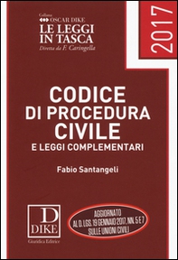 Codice di procedura civile e leggi complementari 2017 - Librerie.coop