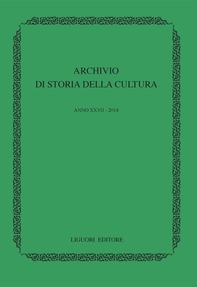 Archivio di storia della cultura - Librerie.coop Archivio di storia della cultura - Librerie.coop