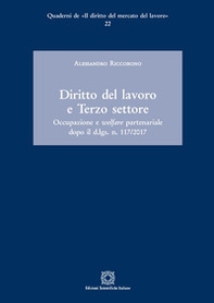 Diritto del lavoro e terzo settore - Librerie.coop Diritto del lavoro e terzo settore - Librerie.coop