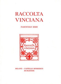 Raccolta Vinciana - Vol. 23 - Librerie.coop
